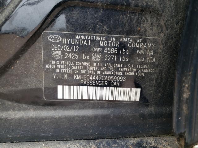 Photo 9 VIN: KMHEC4A47CA059093 - HYUNDAI SONATA HYB 