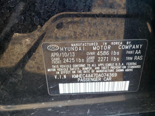 Photo 11 VIN: KMHEC4A47DA074369 - HYUNDAI SONATA 