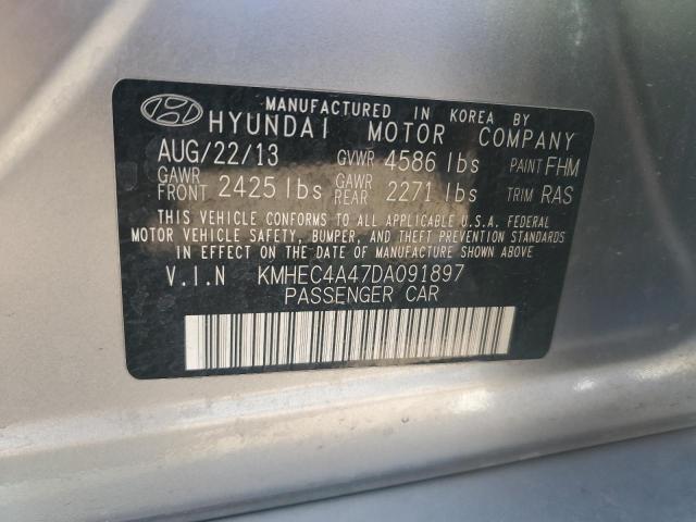 Photo 11 VIN: KMHEC4A47DA091897 - HYUNDAI SONATA 