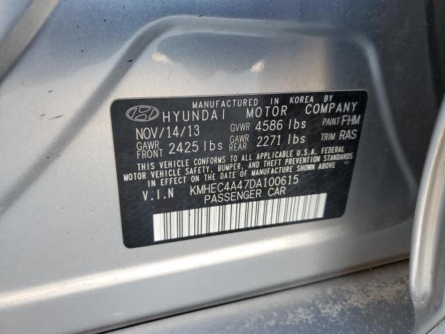 Photo 11 VIN: KMHEC4A47DA100615 - HYUNDAI SONATA HYB 