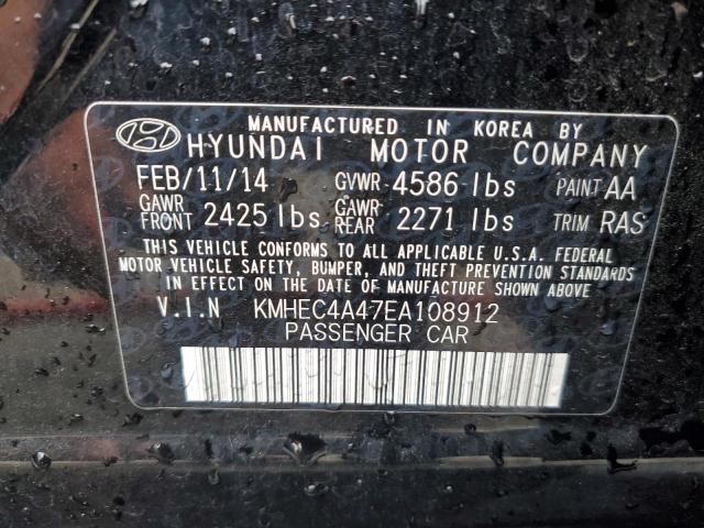 Photo 11 VIN: KMHEC4A47EA108912 - HYUNDAI SONATA 