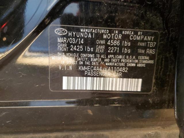 Photo 12 VIN: KMHEC4A47EA110482 - HYUNDAI SONATA HYB 