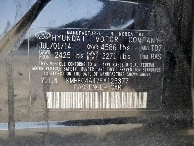 Photo 11 VIN: KMHEC4A47FA123377 - HYUNDAI SONATA HYB 