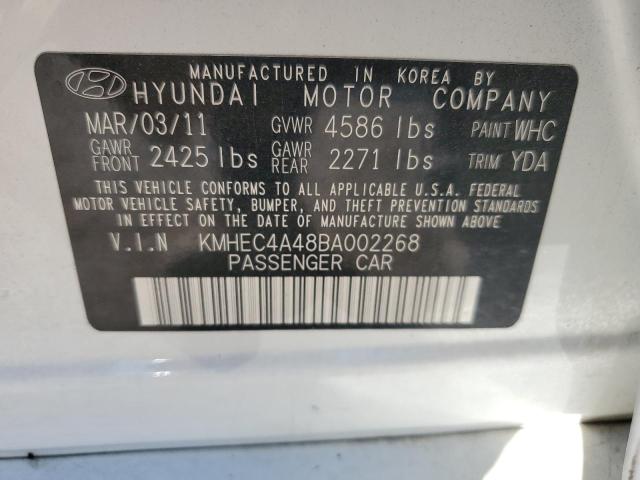 Photo 11 VIN: KMHEC4A48BA002268 - HYUNDAI SONATA HYB 