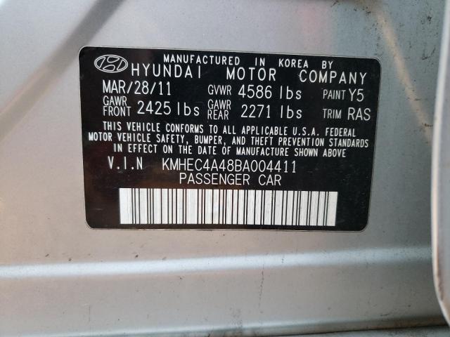 Photo 11 VIN: KMHEC4A48BA004411 - HYUNDAI SONATA 