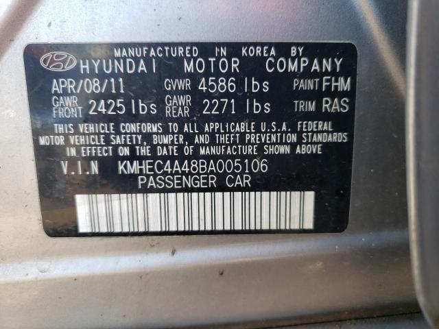 Photo 9 VIN: KMHEC4A48BA005106 - HYUNDAI SONATA HYB 