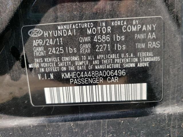 Photo 11 VIN: KMHEC4A48BA006496 - HYUNDAI SONATA HYB 