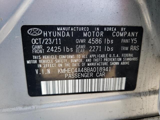 Photo 9 VIN: KMHEC4A48BA018941 - HYUNDAI SONATA HYB 