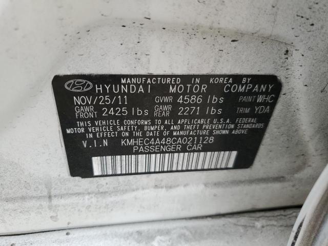 Photo 11 VIN: KMHEC4A48CA021128 - HYUNDAI SONATA HYB 