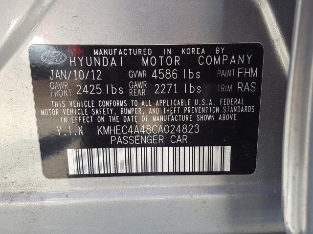 Photo 9 VIN: KMHEC4A48CA024823 - HYUNDAI SONATA HYB 