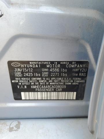 Photo 11 VIN: KMHEC4A48CA038009 - HYUNDAI SONATA 