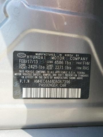 Photo 12 VIN: KMHEC4A48DA067396 - HYUNDAI SONATA HYB 