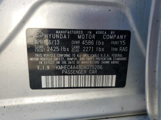 Photo 11 VIN: KMHEC4A48DA075286 - HYUNDAI SONATA 