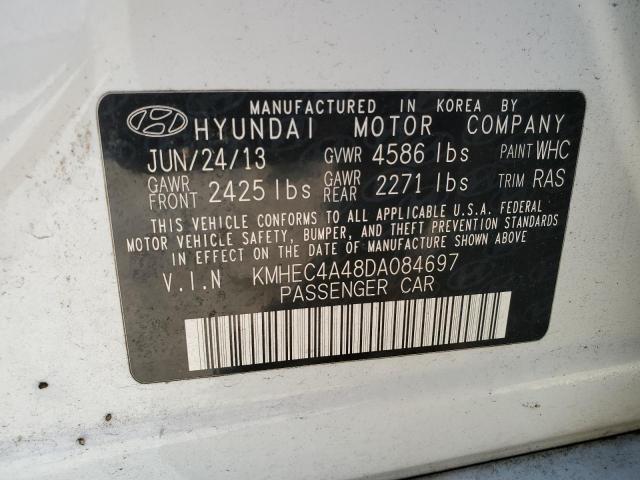 Photo 11 VIN: KMHEC4A48DA084697 - HYUNDAI SONATA HYB 