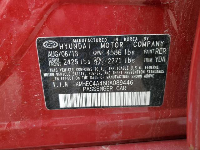 Photo 12 VIN: KMHEC4A48DA089446 - HYUNDAI SONATA 