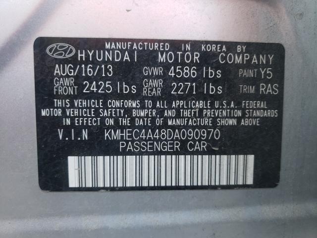 Photo 9 VIN: KMHEC4A48DA090970 - HYUNDAI SONATA HYB 