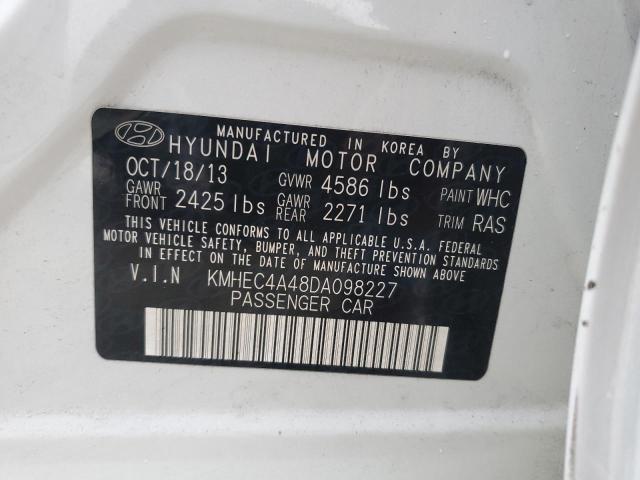 Photo 12 VIN: KMHEC4A48DA098227 - HYUNDAI SONATA HYB 