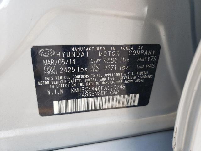 Photo 9 VIN: KMHEC4A48EA110748 - HYUNDAI SONATA HYB 