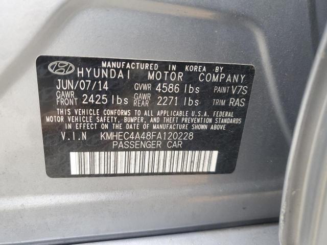 Photo 11 VIN: KMHEC4A48FA120228 - HYUNDAI SONATA HYB 