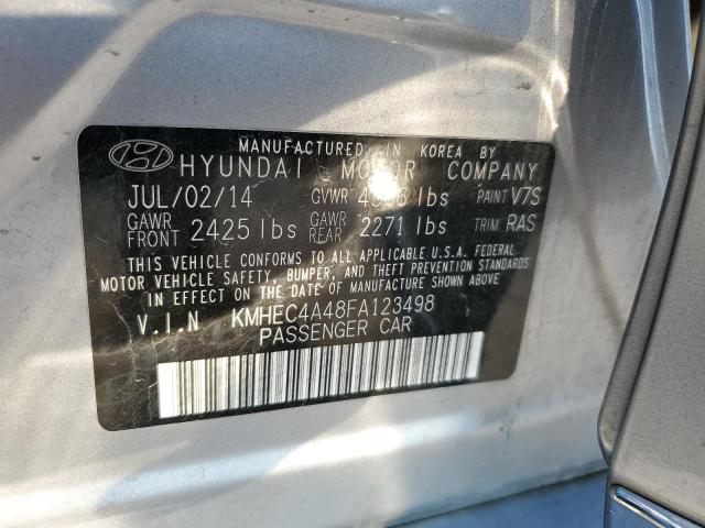 Photo 9 VIN: KMHEC4A48FA123498 - HYUNDAI SONATA HYB 