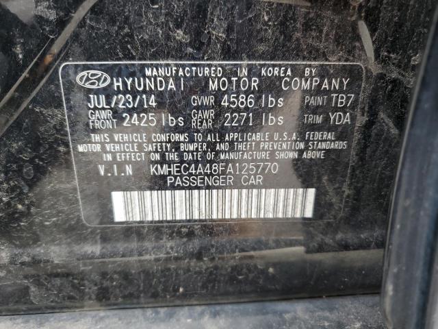 Photo 11 VIN: KMHEC4A48FA125770 - HYUNDAI SONATA 