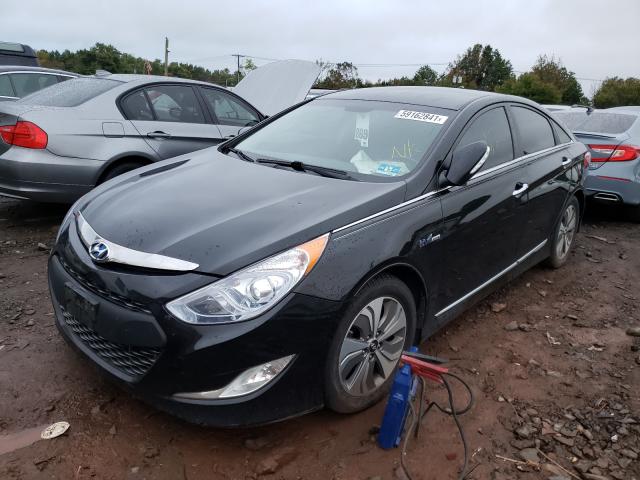 Photo 1 VIN: KMHEC4A48FA125834 - HYUNDAI SONATA HYB 