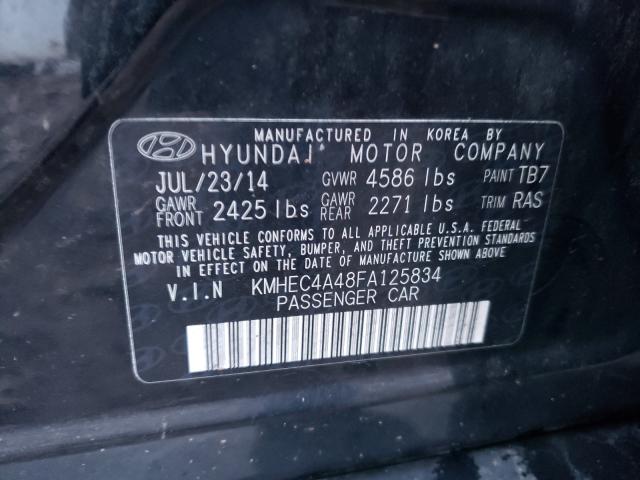 Photo 9 VIN: KMHEC4A48FA125834 - HYUNDAI SONATA HYB 