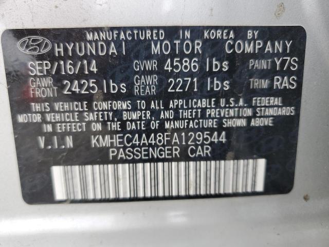 Photo 11 VIN: KMHEC4A48FA129544 - HYUNDAI SONATA HYB 