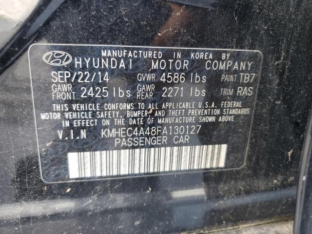 Photo 11 VIN: KMHEC4A48FA130127 - HYUNDAI SONATA HYB 