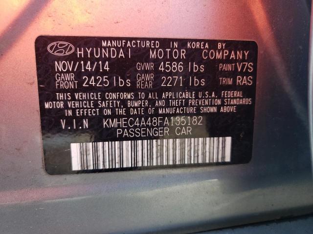 Photo 11 VIN: KMHEC4A48FA135182 - HYUNDAI SONATA HYB 