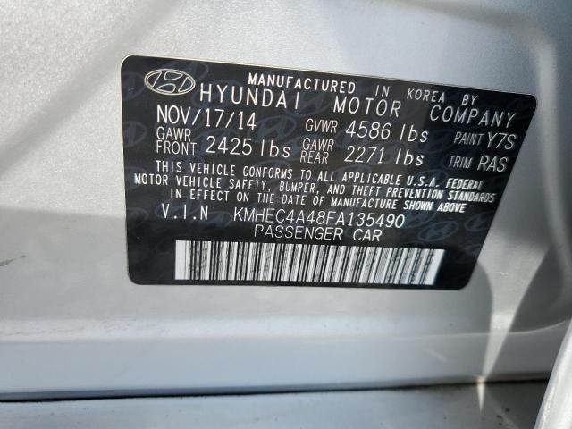 Photo 11 VIN: KMHEC4A48FA135490 - HYUNDAI SONATA HYB 