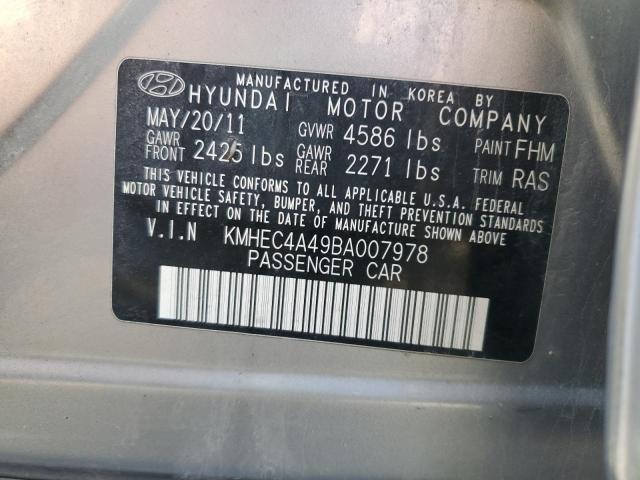 Photo 11 VIN: KMHEC4A49BA007978 - HYUNDAI SONATA HYB 