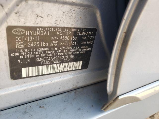 Photo 11 VIN: KMHEC4A49BA018186 - HYUNDAI SONATA HYB 