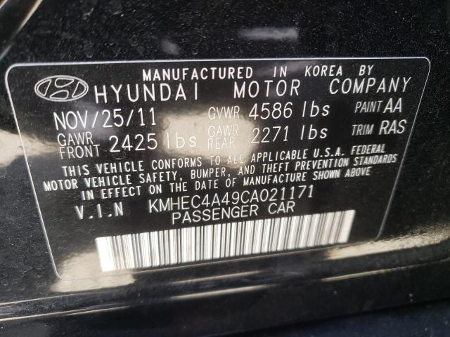 Photo 11 VIN: KMHEC4A49CA021171 - HYUNDAI SONATA HYB 