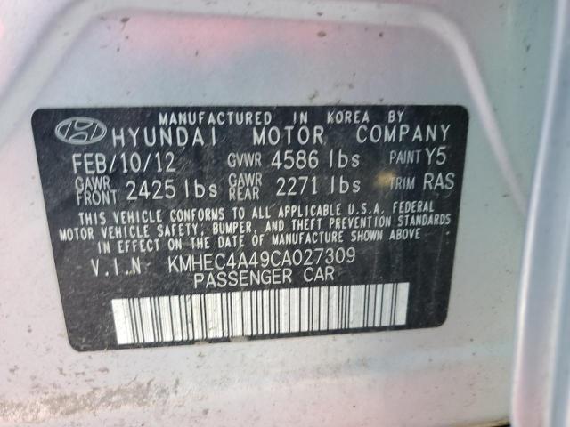 Photo 11 VIN: KMHEC4A49CA027309 - HYUNDAI SONATA 