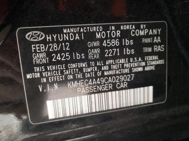 Photo 11 VIN: KMHEC4A49CA029027 - HYUNDAI SONATA HYB 