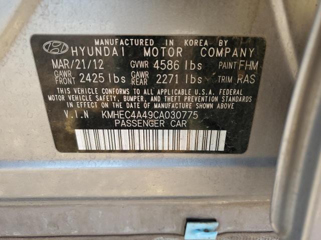 Photo 12 VIN: KMHEC4A49CA030775 - HYUNDAI SONATA HYB 