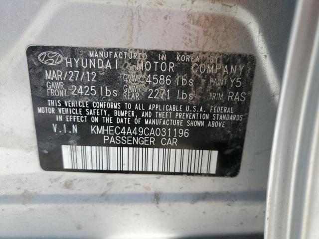 Photo 11 VIN: KMHEC4A49CA031196 - HYUNDAI SONATA HYB 