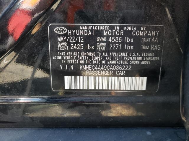 Photo 9 VIN: KMHEC4A49CA036222 - HYUNDAI SONATA HYB 