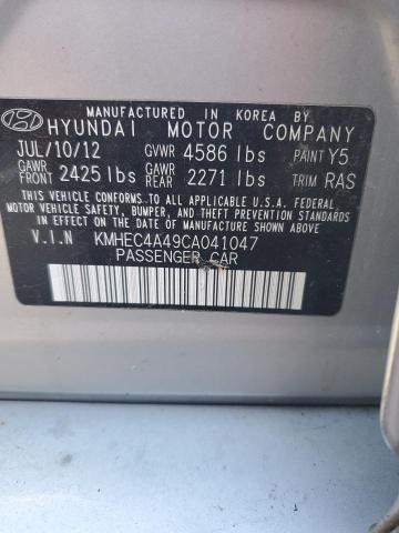 Photo 11 VIN: KMHEC4A49CA041047 - HYUNDAI SONATA HYB 