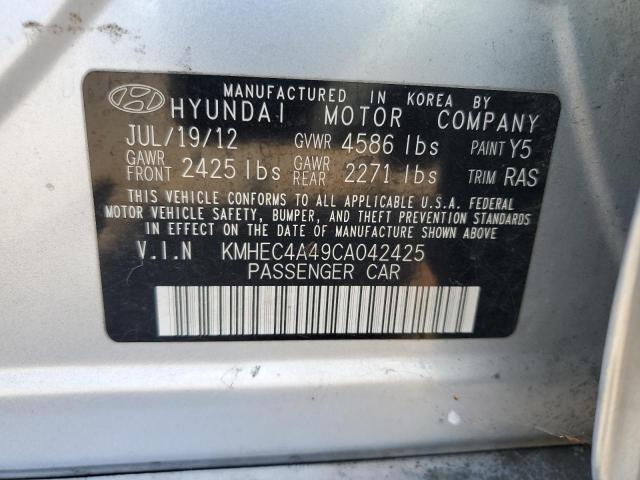 Photo 11 VIN: KMHEC4A49CA042425 - HYUNDAI SONATA HYB 