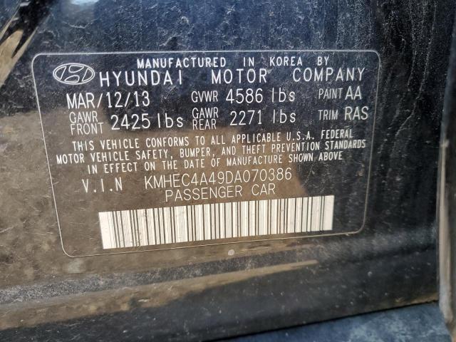 Photo 11 VIN: KMHEC4A49DA070386 - HYUNDAI SONATA 