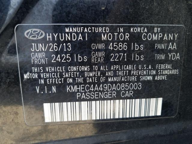 Photo 9 VIN: KMHEC4A49DA085003 - HYUNDAI SONATA HYB 