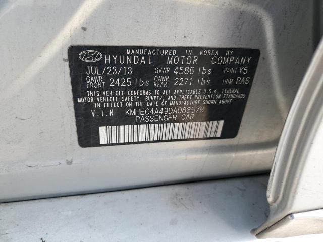 Photo 11 VIN: KMHEC4A49DA088578 - HYUNDAI SONATA HYB 