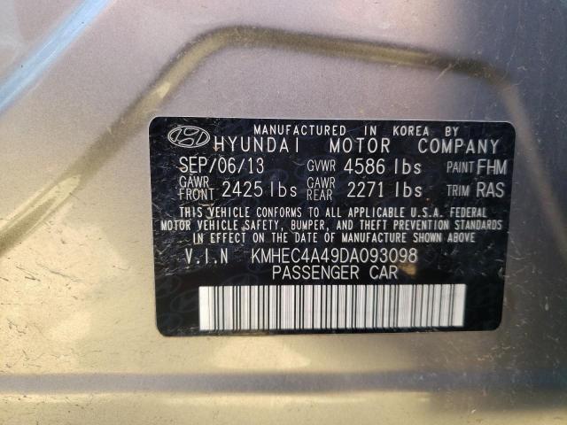 Photo 9 VIN: KMHEC4A49DA093098 - HYUNDAI SONATA HYB 