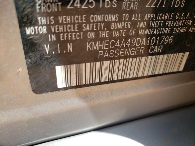 Photo 9 VIN: KMHEC4A49DA101796 - HYUNDAI SONATA 