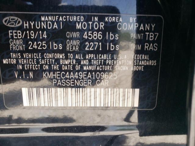 Photo 9 VIN: KMHEC4A49EA109625 - HYUNDAI SONATA HYB 