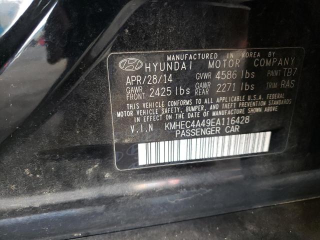 Photo 11 VIN: KMHEC4A49EA116428 - HYUNDAI SONATA HYB 