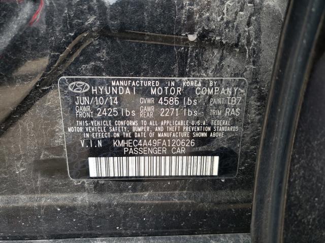 Photo 9 VIN: KMHEC4A49FA120626 - HYUNDAI SONATA HYB 