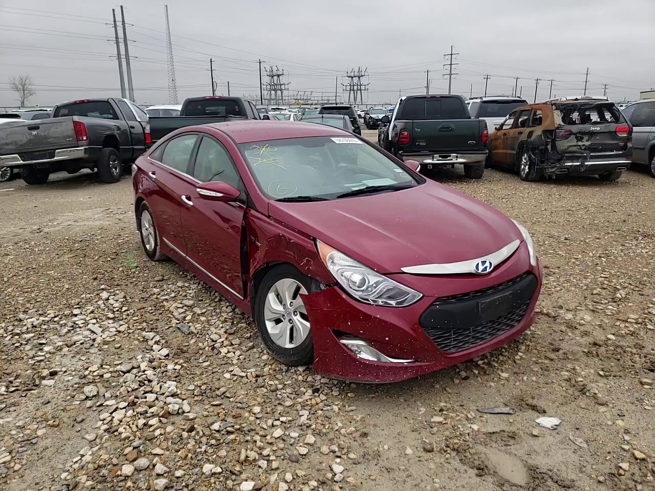 Photo 10 VIN: KMHEC4A49FA124921 - HYUNDAI SONATA 